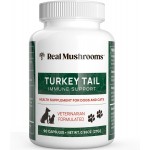 Turkey Tail Pet Support - Dog Multivitamins and Supplements for Immune Support, Gut Health Wellness Grain-Free, Gluten-Free, Vet-Approved Supplement 90ct