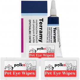 Pet Eye Cream Health for Cats, Dog, Cattle, Sheep, Horse and Bird 3.5 gr/1 Tube Shipped in Dog Eye Wipes