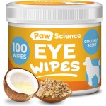 Dog Eye Wipes - Hypoallergenic Face & Eye Wipes for Dogs and Puppy - Pet Tear Stain Remover and Cleaner - Gently Cleans and Removes Discharge, Crust, and Gunk