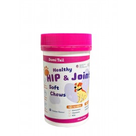 Domi Tail Hip & Joint Supplement for Dogs – Advanced Mobility Support – Glucosamine Chondroitin MSM & Turmeric – 120 Delicious Joint Care Chews – Vet-Recommended for All Breeds & Ages